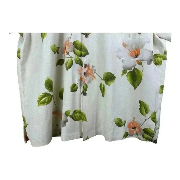 Tommy Bahama 100% Silk Hawaiian Camp Shirt Floral Men’s Size XLX - Picture 3 of 13